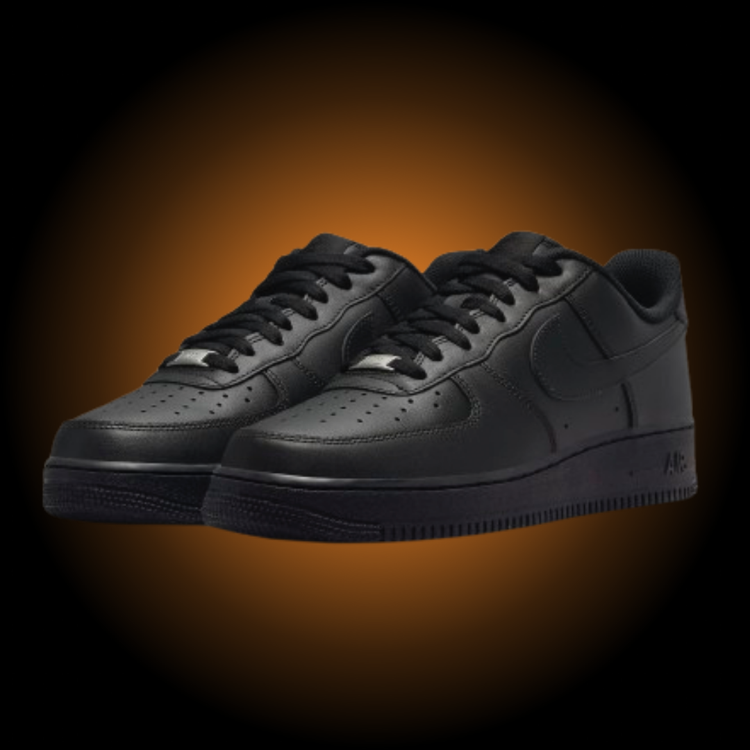 NIKE AIR FORCE 1 '07 LOW NERO BLACK