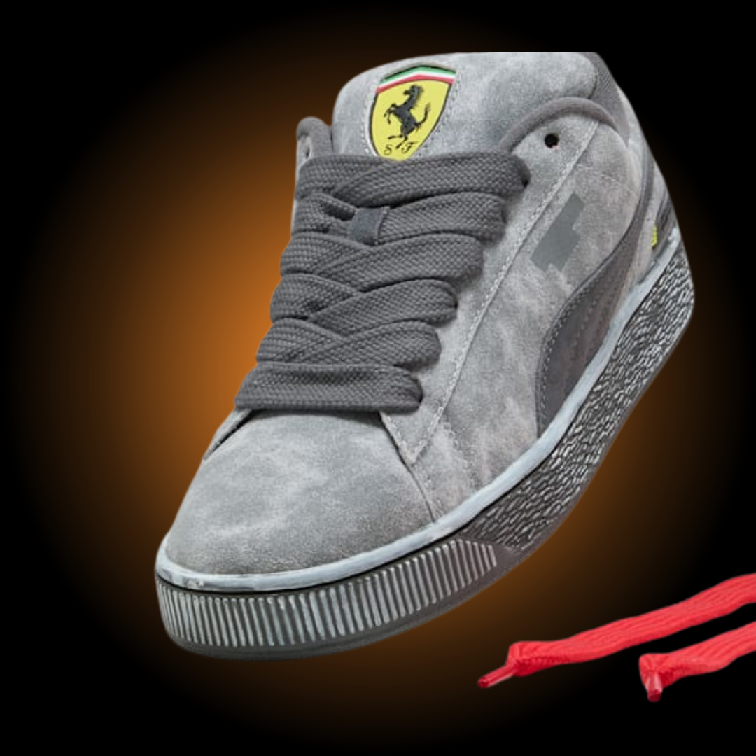 FERRARI PUMA SUEDE XL LAS VEGAS GP DESERT SUN | DESERT BLACK GREY