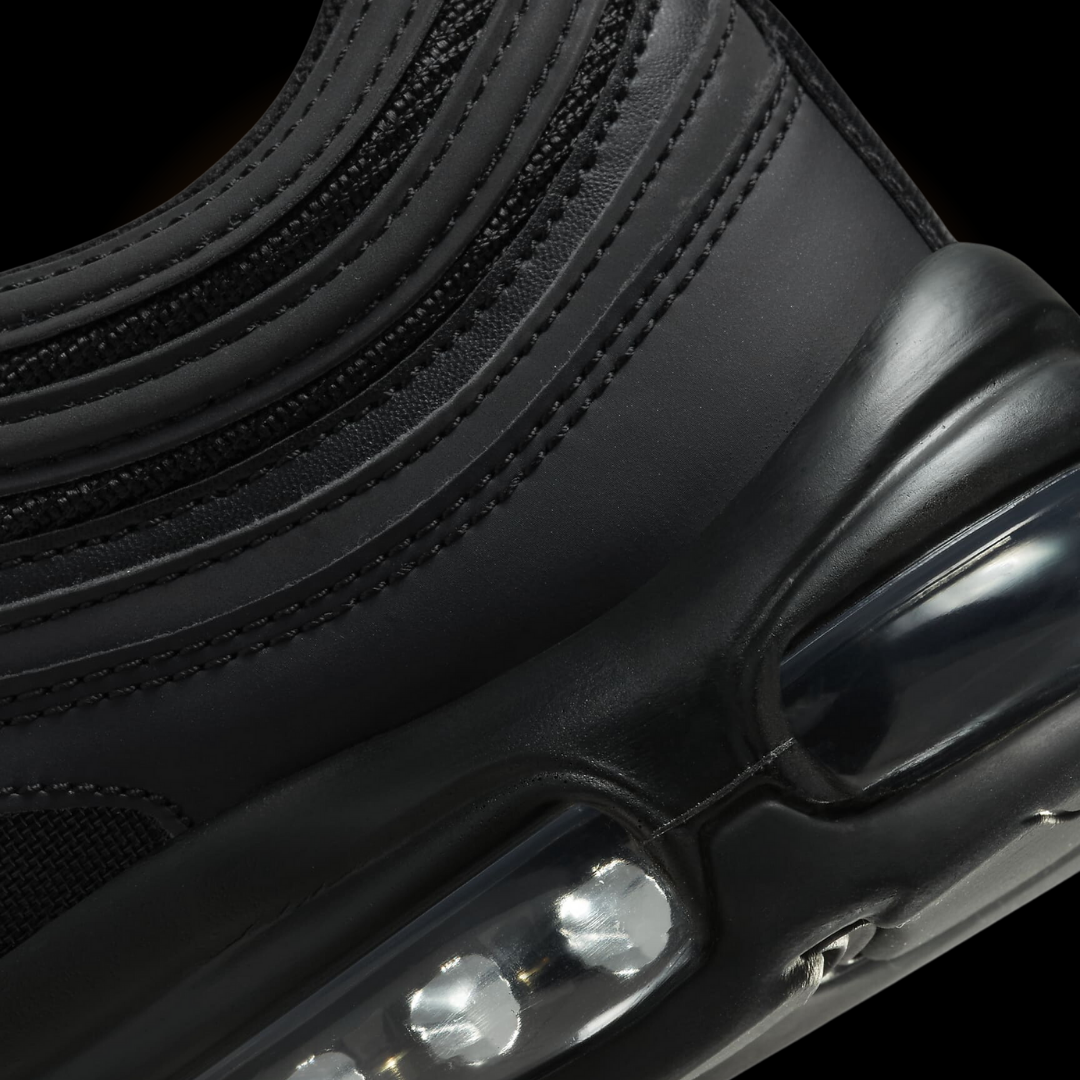 NIKE AIR MAX 97 TOTAL BLACK (SWOOSH NERO)