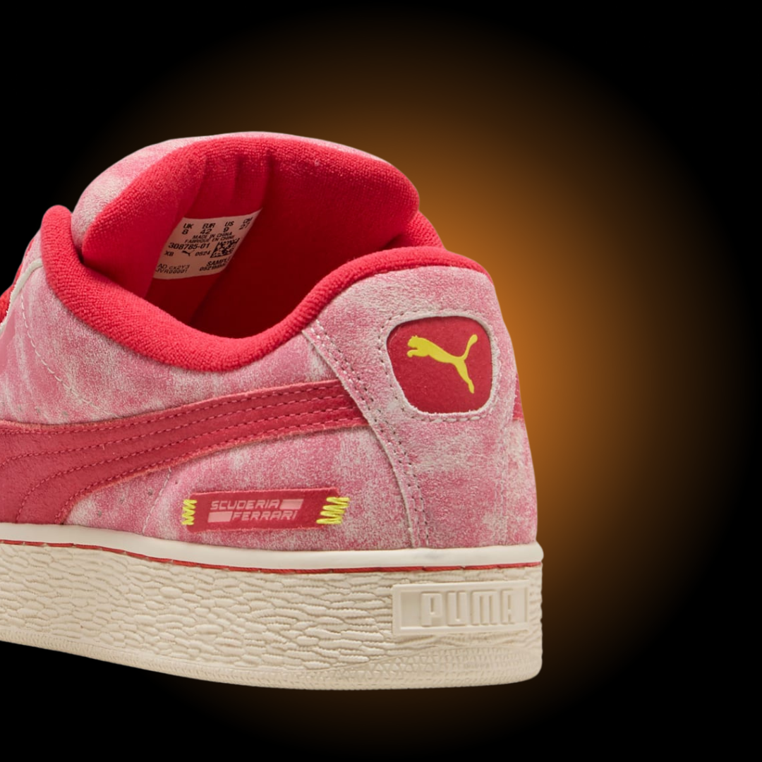 FERRARI PUMA SUEDE XL LAS VEGAS GP DESERT SUN | ROSSO CORSA