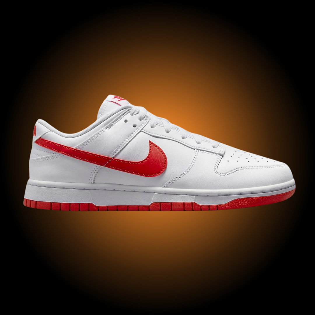 NIKE DUNK LOW WHITE PICANTE RED | BIANCO ROSSO