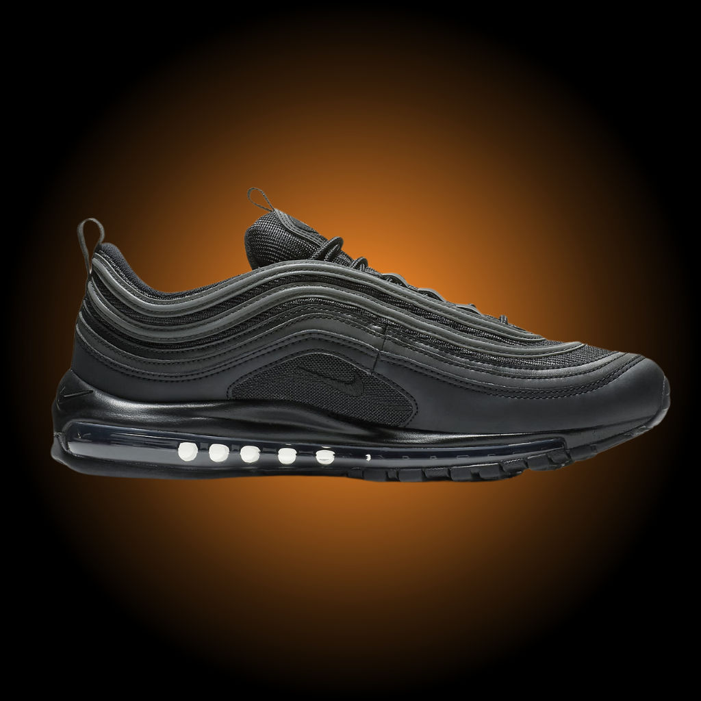 NIKE AIR MAX 97 TOTAL BLACK SWOOSH NERO