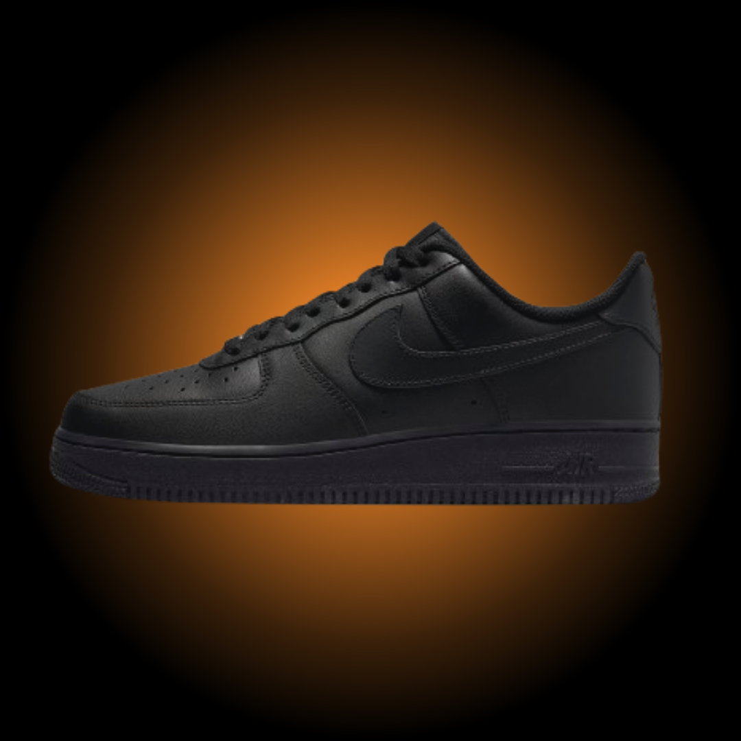 NIKE AIR FORCE 1 '07 LOW NERO BLACK