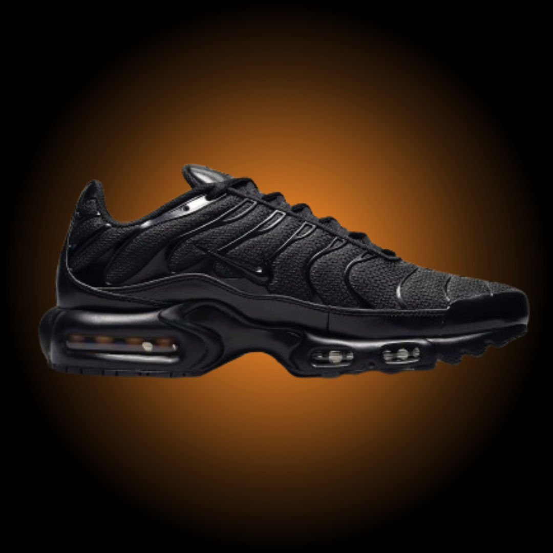 NIKE AIR MAX PLUS TN (TUNED) TRIPLE BLACK - NERO