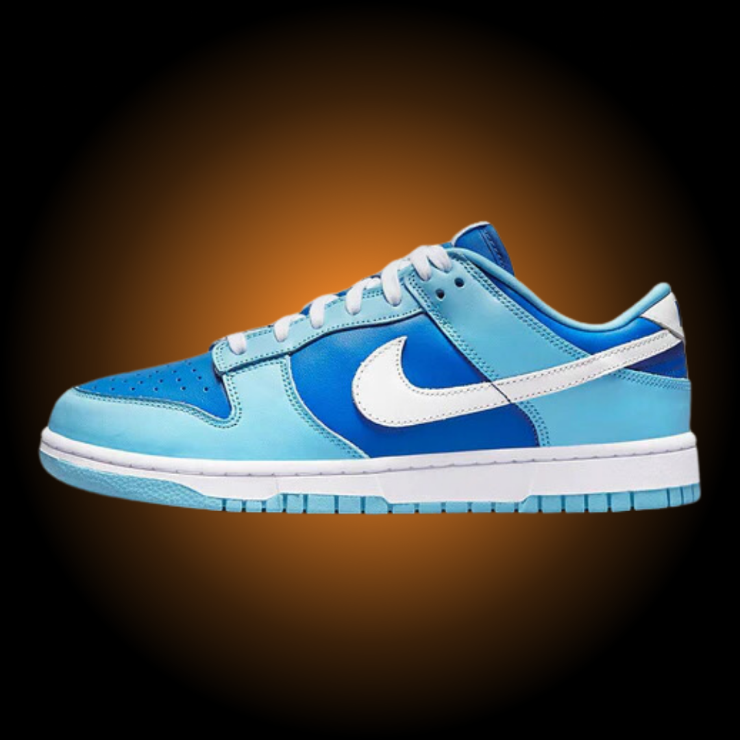 NIKE DUNK LOW RETRO QS ARGON | BLU BIANCO