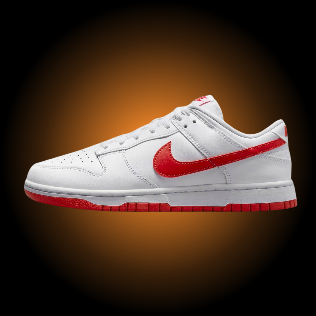 NIKE DUNK LOW WHITE PICANTE RED | BIANCO ROSSO