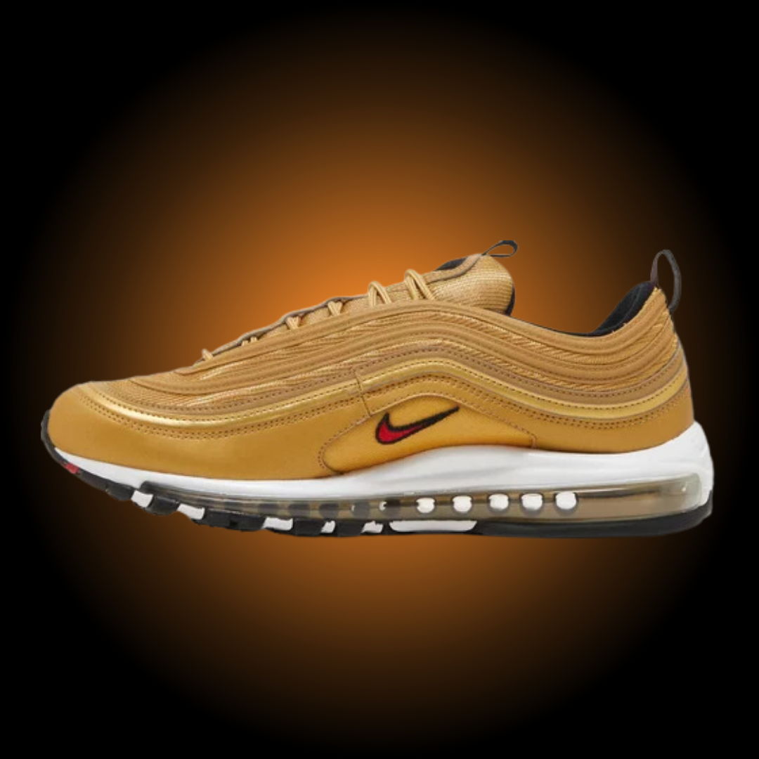 NIKE AIR MAX 97 GOLD | ORO (SWOOSH RED / ROSSO)