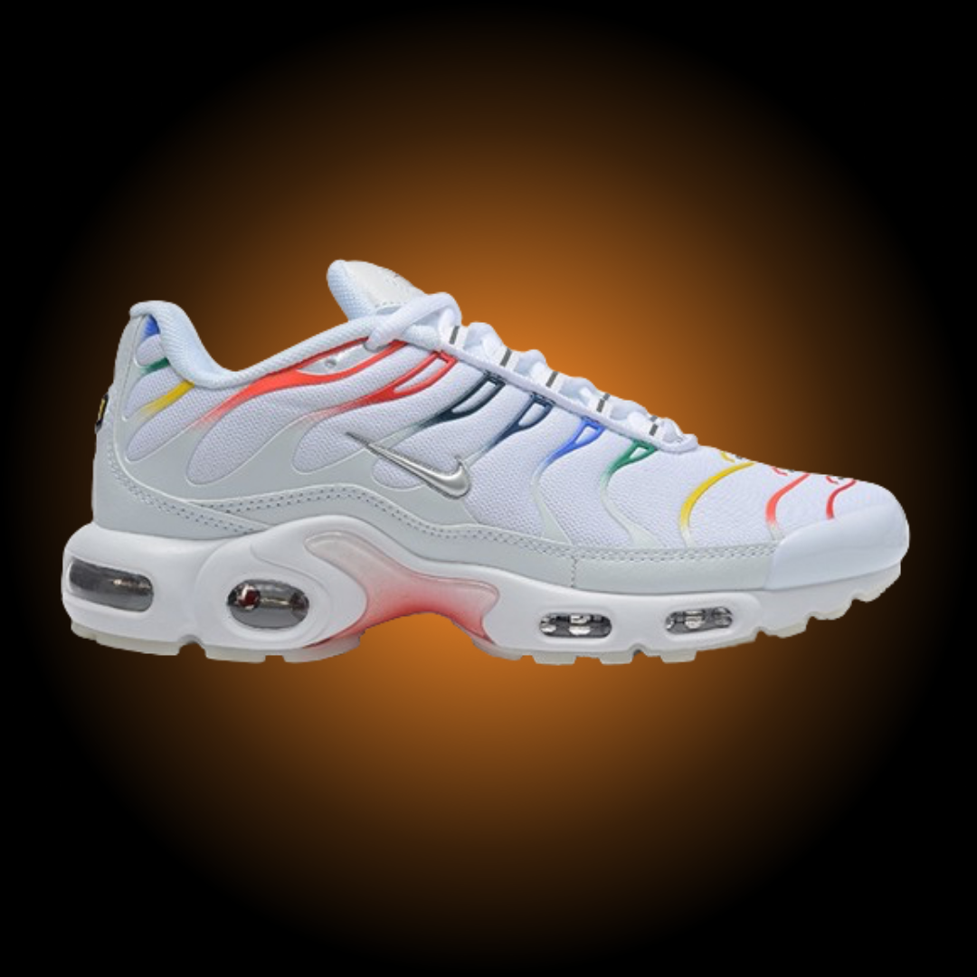 NIKE AIR MAX PLUS TN (TUNED) WHITE COLOURED - BIANCO COLORATE