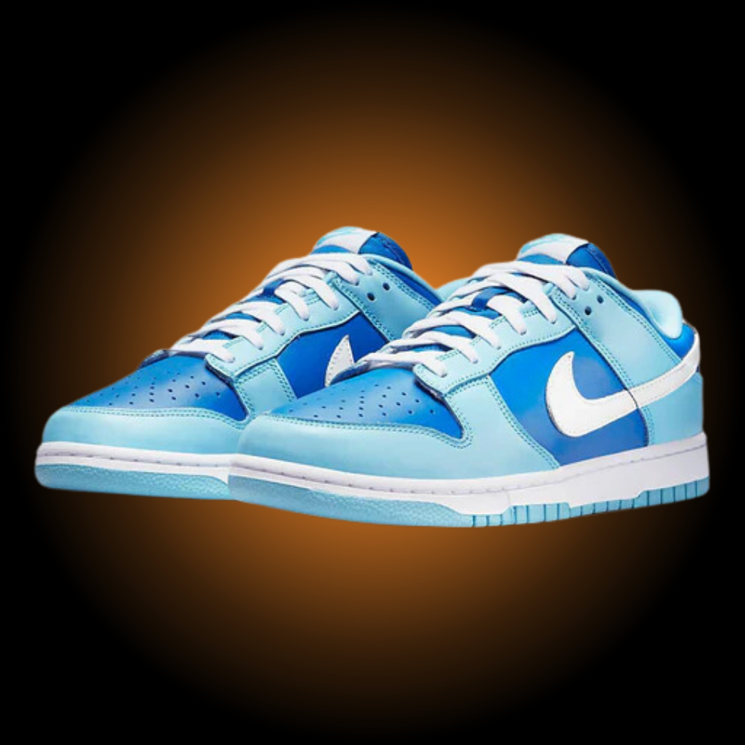 NIKE DUNK LOW RETRO QS ARGON | BLU BIANCO