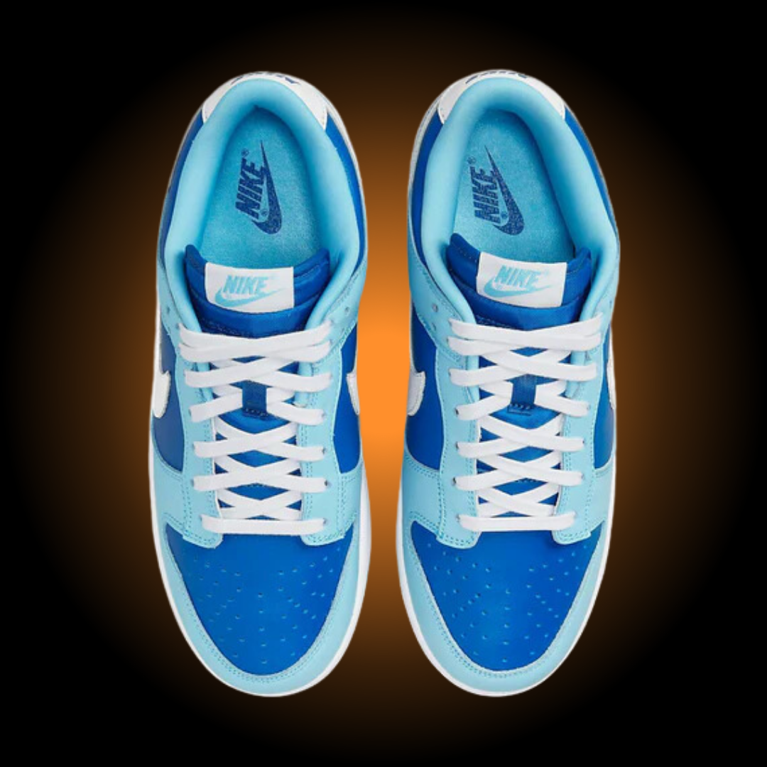 NIKE DUNK LOW RETRO QS ARGON | BLU BIANCO