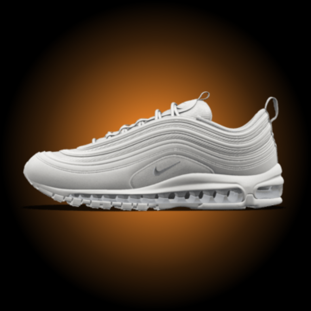 NIKE AIR MAX 97 TOTAL WHITE SILVER BIANCHE