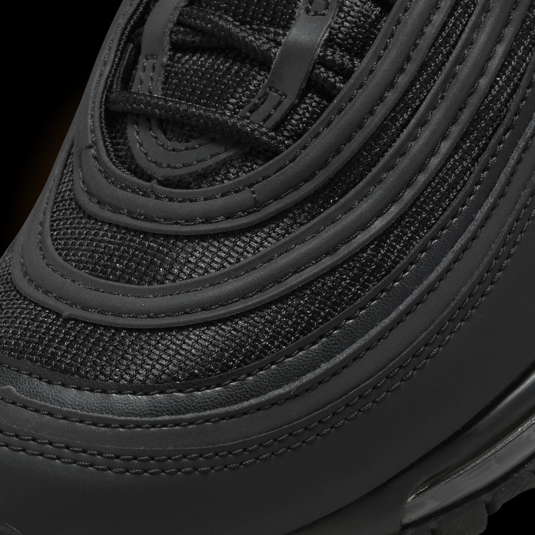 NIKE AIR MAX 97 TOTAL BLACK (SWOOSH NERO)